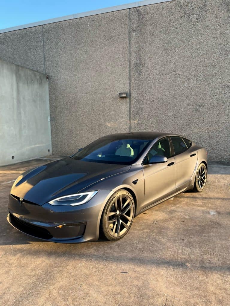 2021 tesla model S full front ultimate plus interior and paint fusion plus and prime xr plus window tint