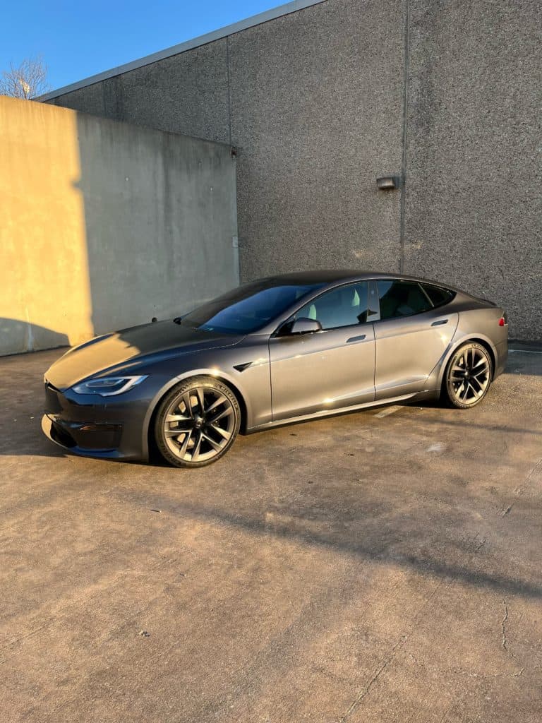 2021 tesla model S full front ultimate plus interior and paint fusion plus and prime xr plus window tint