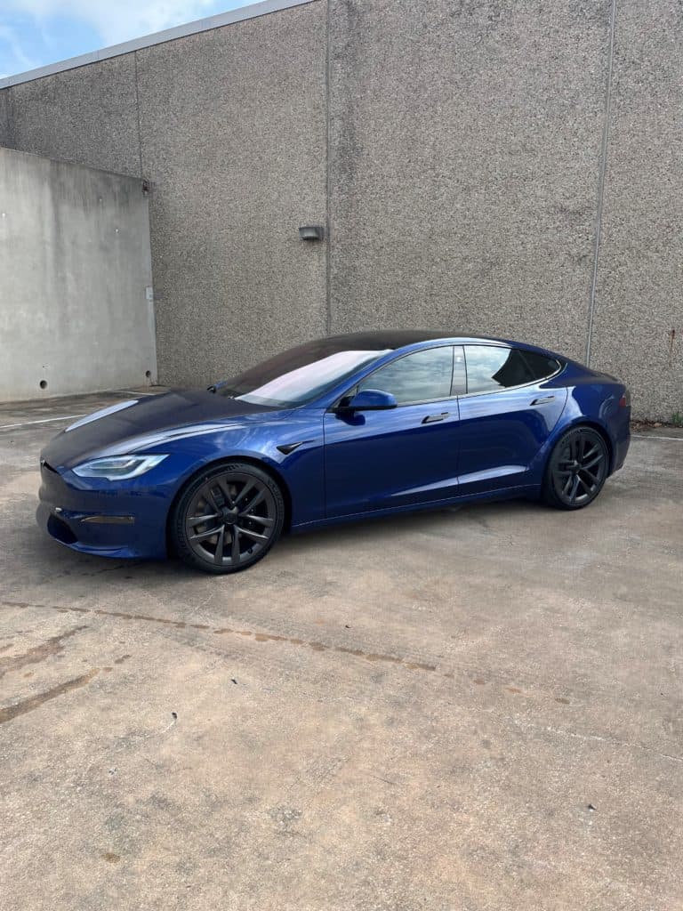 2022 Tesla Model S partial front ultimate plus ppf and prime xr plus window tint