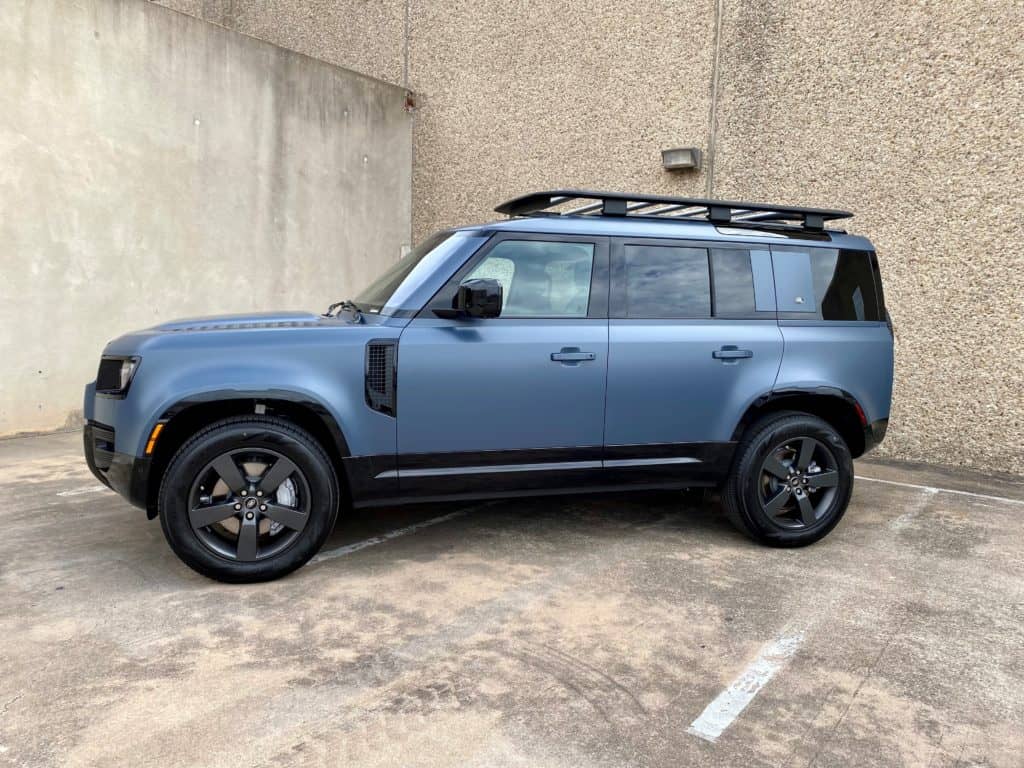 2022 Land Rover Defender full stealth matte finish ppf paint wrap